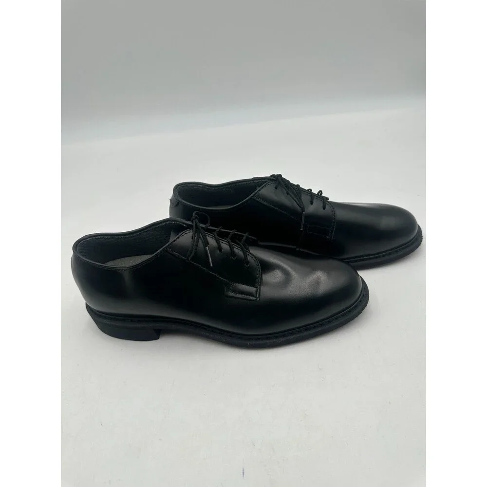 Capps  Men's Airlite 90268Uniform Footwear Black Dress Shoes Sz 9.5D Made In USA